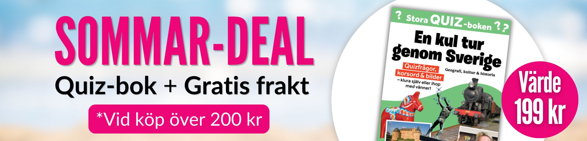 Quizbok + gratis frakt vid k&ouml;p 200kr - Tankesport